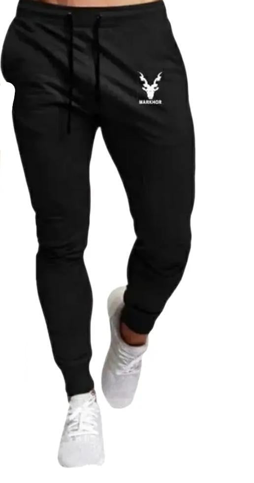 en's Black Dri Fit Track Suit with Deer Logo Cap