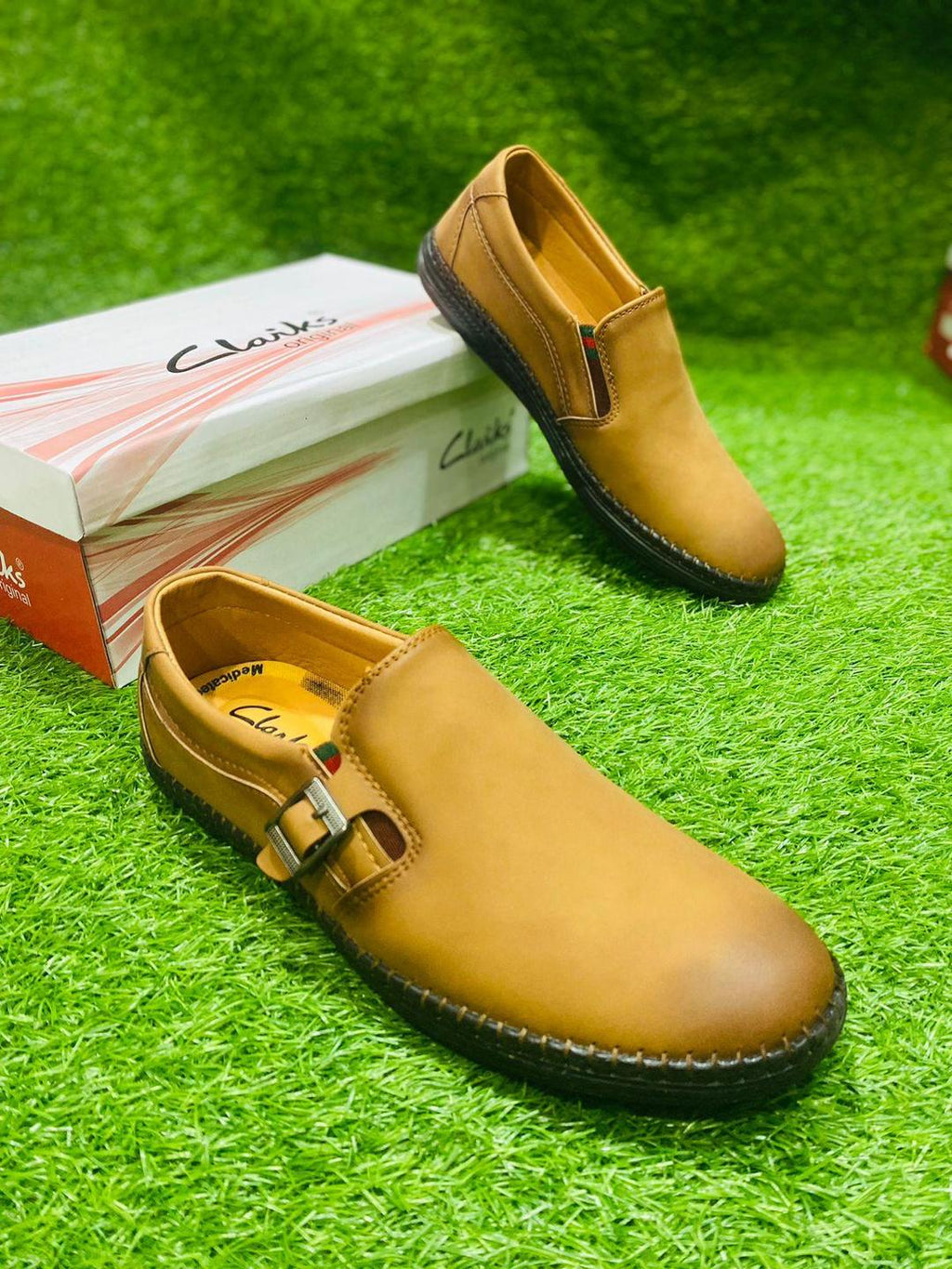 Men's Rexine Slip-On Mustard Casual Shoes